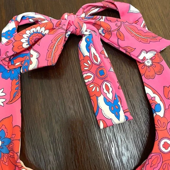 Boden Pink Floral One Piece Swimsuit - Picture 9 of 12